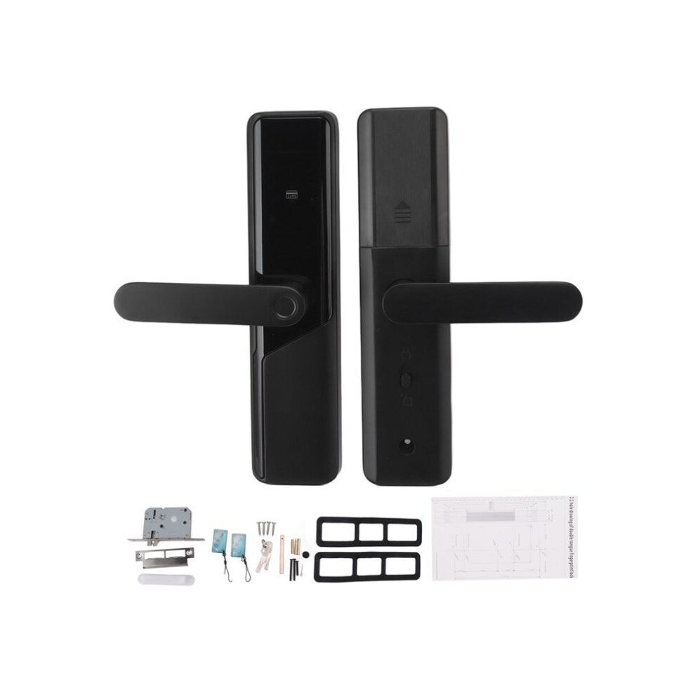 Smart Entrance Lock With Fingerprint Reader For Offices, Bedrooms, And Apartments. Brilvibera 5065755988923