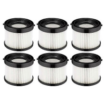 Filtr HEPA zamienny, czarny, z tworzywa sztucznego, zmywalny, kompatybilny z odkurzaczem Milwaukee 49-90-0160 0882-20 M18 Compact do zbierania pyłu
