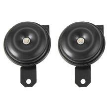 stuks 12V metalen multi-tone elektrische claxon, compatibel met Toyota Corolla, zwart, luid en helder geluid, laag stroomverbruik