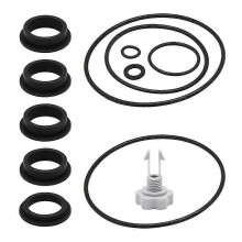 Replacement Kit for Sand Filter Pump, includes Air Valve and O-Rings, compatible with 25013, fits most sand filter pump systems, rubber material