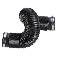 Mangueira de Admissão de Ar Frio, 76mm Compatível com XH-UN063, Metal e Plástico, Preto, 22-84cm