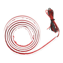Tira LED Exterior para Capó de Coche 12V 10W 180cm Iluminación Roja, Luz de Advertencia de Seguridad Flexible Silicona PVC