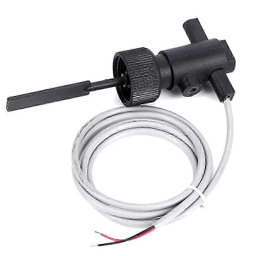 Water Flow Switch Fs-10, 100V Working Voltage, 1L/Min Measurement Range, Abs Black, For Water Heaters, Coffee Machines, Central Air Conditioning 6901168120811