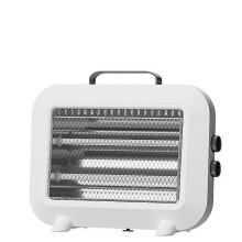 Chauffage de bureau portable, 2000W, avec télécommande et écran LED, couvre 20 m², noir, fiche UE avec convertisseur