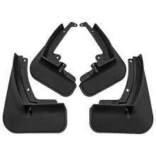 Car Mudguards Front Rear Splash Proof Wheel Guards compatible with Skoda Kamiq 2018-2022 Black Neutral Plastic