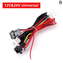 Cablaggio per Riscaldamento Parcheggio compatibile con Eberspacher Webasto, 2m, 12V 24V, spina rotonda o triangolare per riscaldamento diesel ad aria