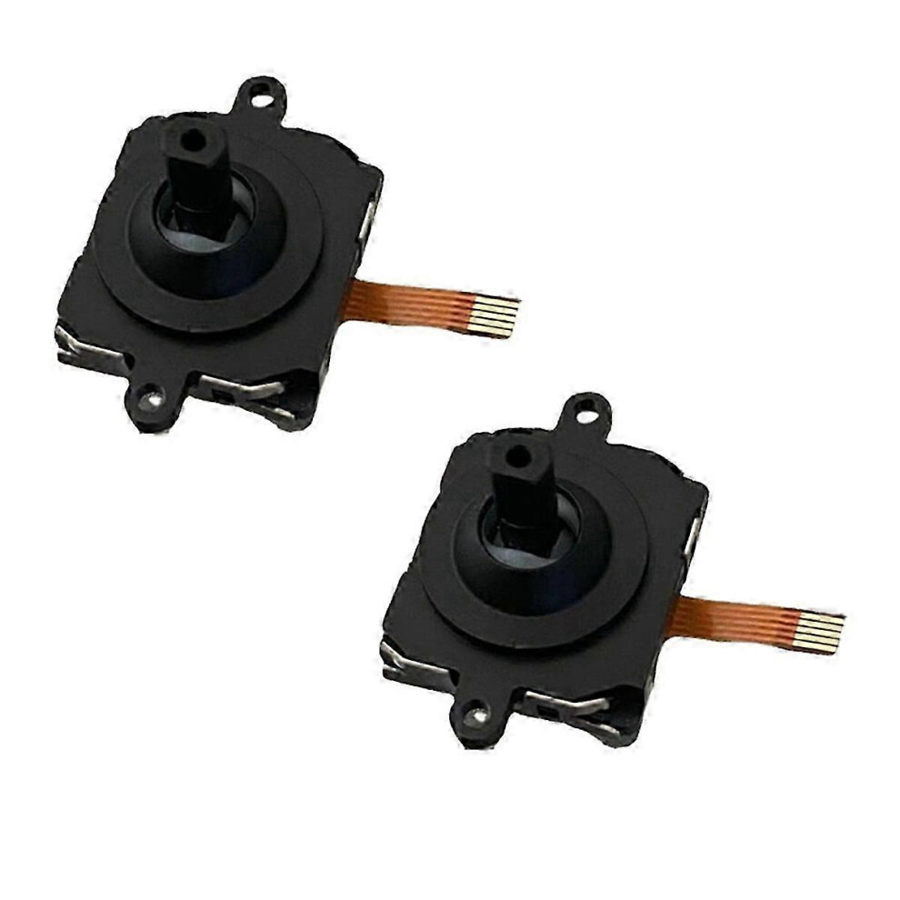 2 Pack 3D Analog Joysticks Thumbstick Caps, Abs Repair Replacement Parts Compatible With Oculus Quest 2 Controller Black 6901168121139