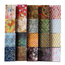 20 Blocos de Notas Mini de Papel Colorido, Cores Variadas, Acessórios Decorativos para Casa de Boneca, Paisagem Micro, Brinquedo para Crianças