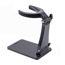Supporto per scanner di codici a barre in plastica, angolo regolabile 180, base antiscivolo, pieghevole, per logistica magazzini biblioteche