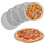 Tela para Pizza em Alumínio, 8 polegadas, pacote com 6 unidades, para assar em casa e comércio 1