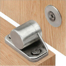 Magnetische deurklem voor keukenkast, kast en badkamerkast - zilver antiek stijl zinklegering roestbestendig 5,5 lbs draagkracht