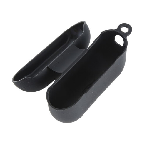 For  2 Protective Case Solid Color  Headset Soft Case Protective Cover Black 1
