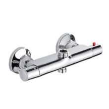 Cache de mitigeur de douche thermostatique Grohe Starlight Chrome, technologie TurboStat, compatible avec tous les systèmes d'eau flexibles