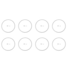 8 Pack Replacement Silicone Rubber Pressure Cooker Gasket, for 5-6L Electric Pressure Cooker, White, 22cm Inside Diameter
