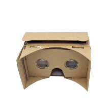 Kit de Realidade Virtual de Cartão Compatível com Google, Montagem Simples, Controle por Ímã, Ajusta a Smartphones até 6.0 Polegadas