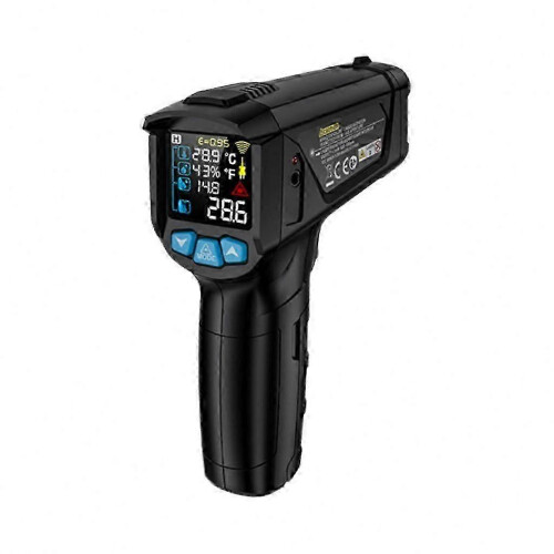 Advanced Handheld VPD Thermometer for Leaf VPD Capture and Analysis with 12-Point Laser