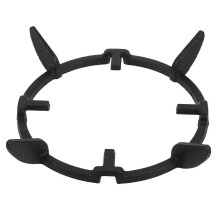 Black Cast Iron Gas Stove Wok Support Rack, 9.5 Inches Durable Wok Support Rack compatible with Most Stovetops, for Home Kitchen Cooking