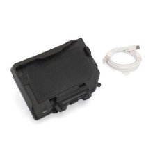 Soporte para teléfono GPS con carga inalámbrica para moto Compatible con BMW F850GS F750GS R1200GS R1250GS R1300GS ADV, potencia máxima 15W