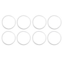 Pressure Cooker Sealing Ring, 20cm Internal Diameter, Silicone Material, 8 Pieces, Replacement Gasket Seal for 4L Pressure Cooker