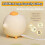 Duck Alarm Clock Night Light for Kids with Dimmer, Sleep Timer & USB Rechargeable 4