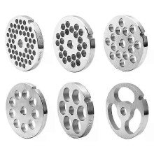 Stainless Steel Meat Grinder Plate Disc, Compatible with Kitchenaid Mixer FGA Food Chopper, Type 12, 69mm Diameter
