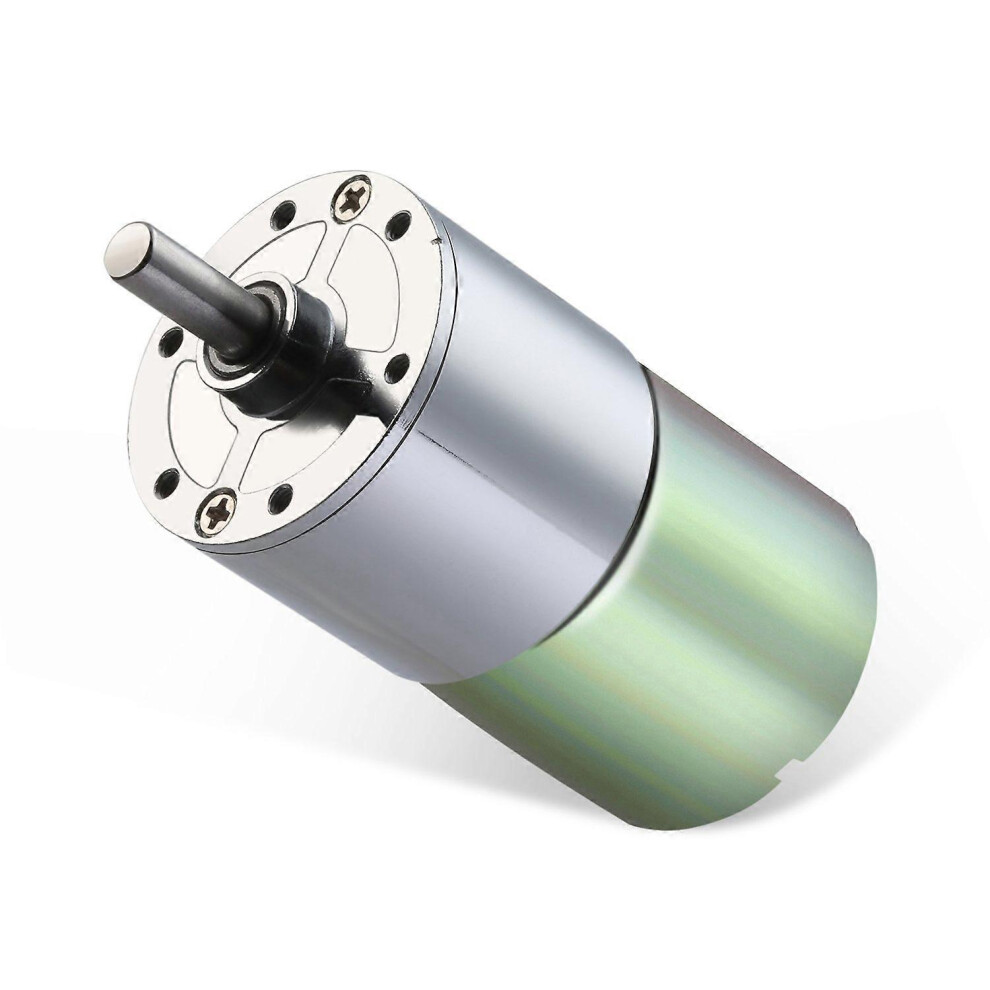 Dc 12V 550Rpm All Metal Gears Gear Motor, Centric Output Shaft 37Mm Diameter Gearbox, Electric Micro Speed Reduction High Torque Motor 6901168152379
