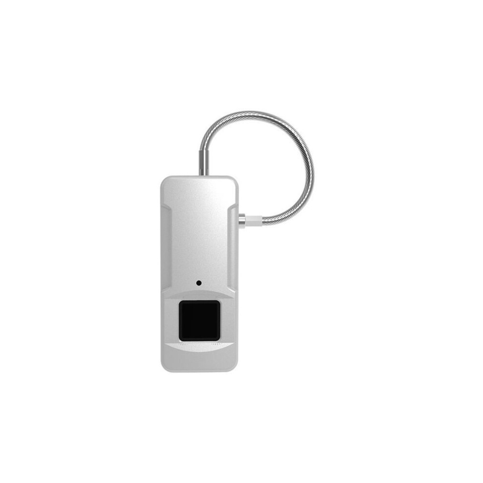 Fingerprint Padlock For Gym Locker, Brilvibera Portable Smart Keyless Lock 8692134396382