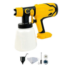 Dewalt 18V/20V Akku-Farbspritzgerät-Set, 360-Drehung, einstellbare Spritzbreite und -menge, bürstenloser Motor mit 39.000 U/min