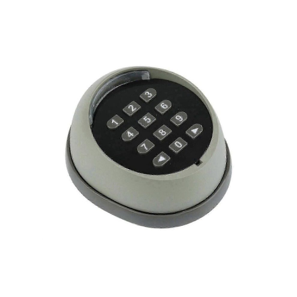 433 Mhz Wireless Keypad With Rolling Code, Compatible With Brilvibera Garage Door Access (Metal, European Market) 8220498595785