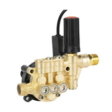 Tête de pompe pour lave-auto compatible avec les lave-autos portables 220 V, pression réglable par 12 pistons, construction en alliage
