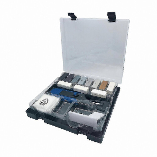 Kit de reparação de pisos com caneta de aquecimento elétrico e blocos de cera 1