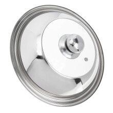Stainless Steel Pot Cover, Heat-resistant Kitchen Cooking Pot Lid for Daily Cooking, Splash-proof, Space-saving Storage