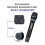 M50 UHF Dual DSP Wireless Dynamic Karaoke Microphone System Anti-Howling Rechargeable Receiver Plug  Microphone Set 3