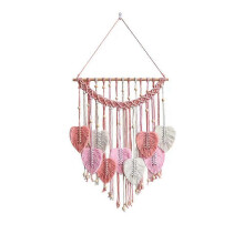 Leaves Woven Wall Hanging Handmade Tapestry Decor Art for Home, 1-Piece Set