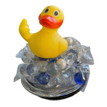 2024 Flippin' Ducks Middle Finger Small Yellow Plastic Ducks - Set of 3