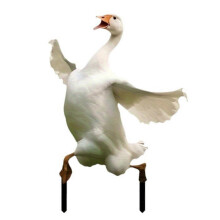 Panneau décoratif de jardin animalier simulé, piquet de terre