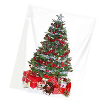 Christmas Photography Backdrop Tapestry Wall Hanging Decor for Party, 150x200CM, 1 Pack