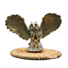 Owl Miniature Tea Pet Statue Desktop Animal Figurine Home Decor Craft Gift Set