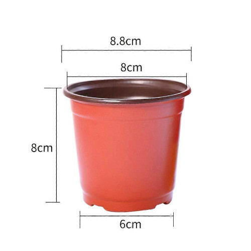 Vaso de Plástico para Plantas com Furos de Drenagem e Ventilação 1