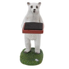 Handmade Resin Watch Display Stand Polar Bear Decorative Figurine for Home