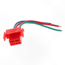 Conector de relé de arranque de moto de 4 vías, enchufe directo, 130 mm, plástico rojo Compatible con Honda CBR 600 900 929 954 1000 1100XX