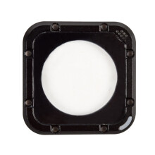 Black Durable Aluminum Metal Frame Glass Lens Ring Cover Replacement Kit for HERO 5/4 Session Camera