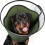 Soft Recovery Collar for Large Dogs, Wound Protection and Healing Support E-Collar Alternative, Adjustable Size 4