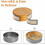 Silicone Springform Pan Liner for 9 Inch Pans, Adjustable Non-Stick Baking Mat 2