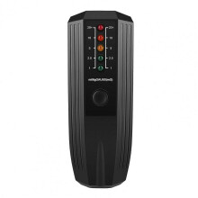 Rilevatore di Radiazioni Portatile, Tester EMF con 5 LED, Display LCD, Misurazione 50/60Hz, per Casa Ufficio Esterno Fabbrica