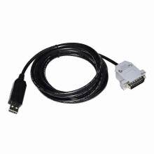 Cabo FTDI USB para porta DB15, com comprimentos variados para transferência de dados estável