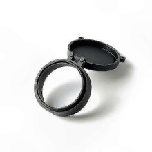 Universal Lens Cap compatible with Binoculars and Night Vision Gear, Black Dust-Proof Flip Cover, Fits 25-69mm Outer Diameter, Inner Dia 62mm