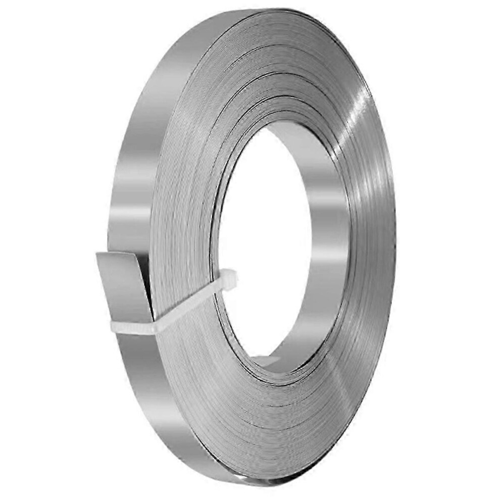 304 Stainless Steel Strapping Band, 12Mm X 0.4Mm X 30M, Micro-Magnetic, For Cable Reel Coil Binding And Industrial Gasket Manufacturing 6901168328613