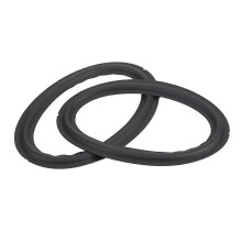 2 Pieces 6x9 Inches Speaker Rubber Surround, Black Rubber Speaker Repair Replacement Parts for Loudspeaker