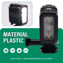 45M Waterproof LED Fill Light Underwater Video Light Diving for Hero 11 10 9 8 for SJCAM Sj4000/Sj5000/Sj6000